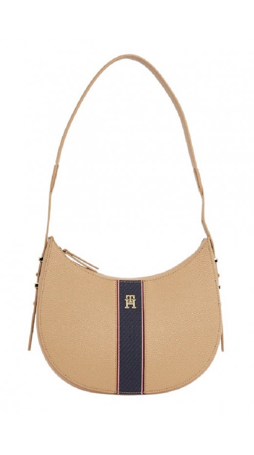 TOMMY HILFIGER LEGACY SHOULDER BAG ΤΣΑΝΤΑ ΓΥΝΑΙΚΕΙΑ BEIGE