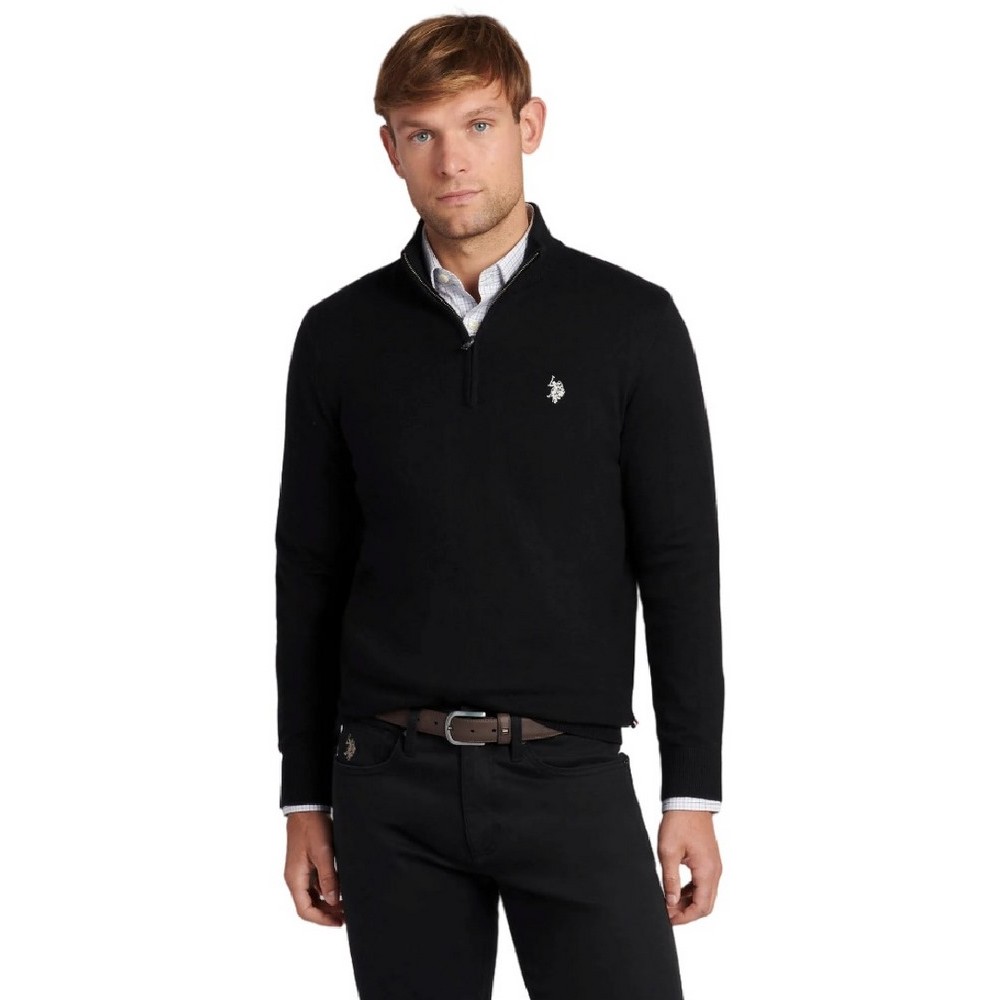 U.S POLO ASSN KIRK ΜΠΛΟΥΖΑ ΑΝΔΡΙΚΗ BLACK