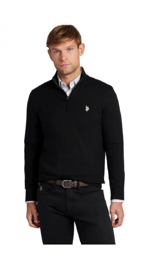 U.S POLO ASSN KIRK ΜΠΛΟΥΖΑ ΑΝΔΡΙΚΗ BLACK