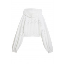 PUMA ESSENTIALS GRAPHIC BEDAZZLED FZ HOODIE ΖΑΚΕΤΑ ΦΟΥΤΕΡ ΓΥΝΑΙΚΕΙΑ WHITE