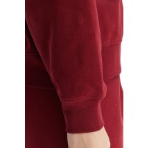 CALVIN KLEIN JEANS LS MONOLOGO FRENCH TERRY RLXD CN ΦΟΥΤΕΡ ΜΠΛΟΥΖΑ ΓΥΝΑΙΚΕΙΑ BORDEAUX