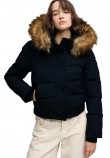 SUPERDRY EVEREST HOODED BOMBER JKT ΜΠΟΥΦΑΝ ΓΥΝΑΙΚΕΙΟ NAVY