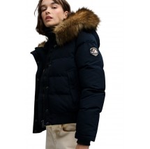 SUPERDRY EVEREST HOODED BOMBER JKT ΜΠΟΥΦΑΝ ΓΥΝΑΙΚΕΙΟ NAVY