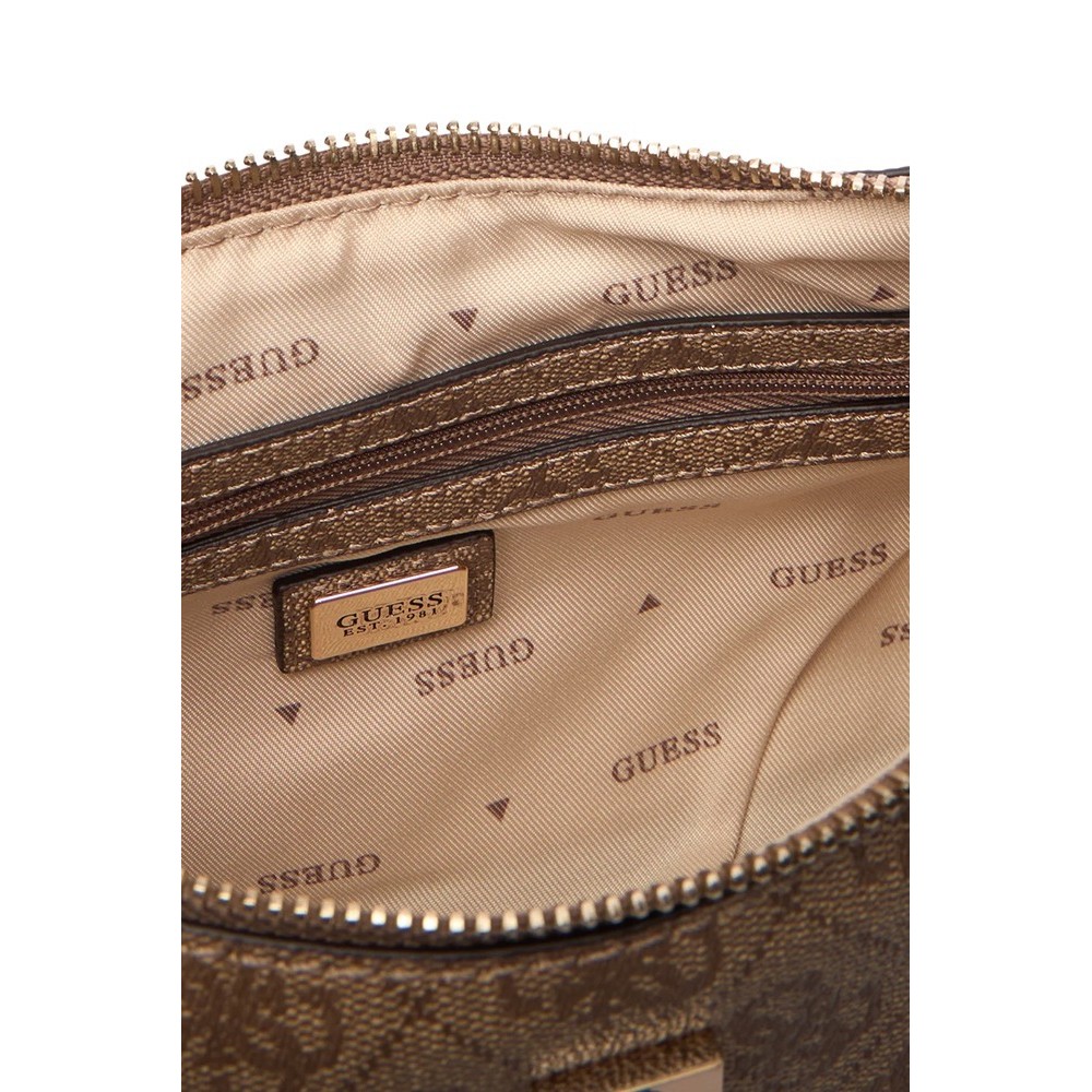 GUESS YESBA SHOULDER BAG ΤΣΑΝΤΑ ΓΥΝΑΙΚΕΙΑ LATTE