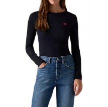 LEVIS HAYES TEE ΜΠΛΟΥΖΑ ΜΑΚΡΥΜΑΝΙΚΗ ΓΥΝΑΙΚΕΙΑ BLACK