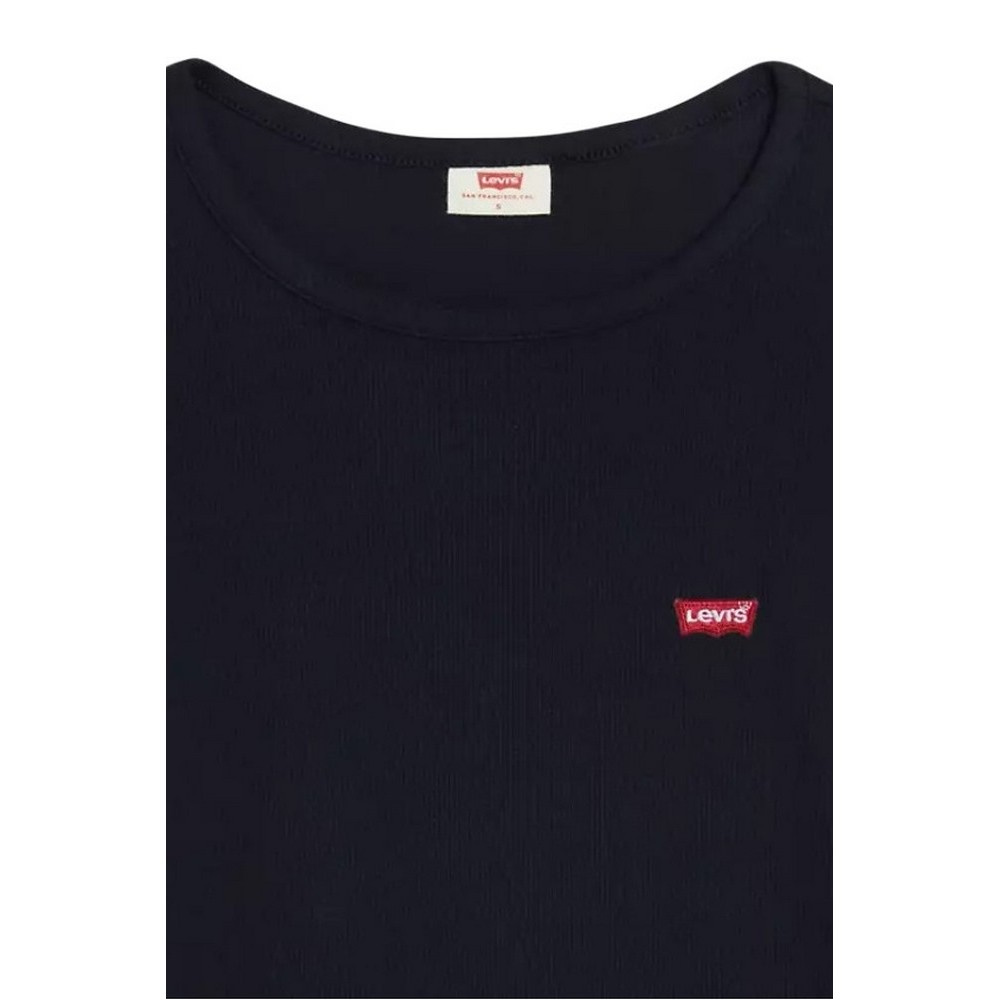 LEVIS HAYES TEE ΜΠΛΟΥΖΑ ΜΑΚΡΥΜΑΝΙΚΗ ΓΥΝΑΙΚΕΙΑ BLACK