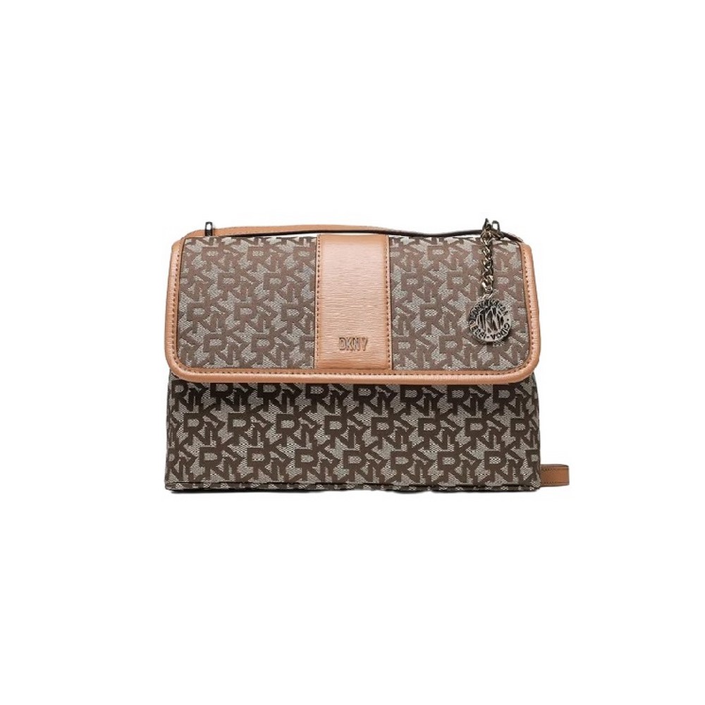 DKNY BRYANT CROSS BODY HANDBAG ΤΣΑΝΤΑ ΓΥΝΑΙΚΕΙΑ BEIGE
