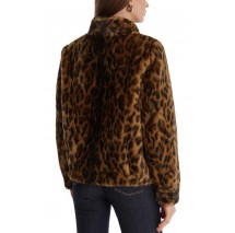 GUESS LUNA FAUX FUR LEOPARD JACKET ΠΑΛΤΟ ΓΟΥΝΑΚΙ ΓΥΝΑΙΚΕΙΟ LEOPARD