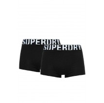 ΕΣΩΡΟΥΧΟ D1 SDRY TRUNK DUAL LOGO DOUBLE PACK ΑΝΔΡΙΚΟ SUPERDRY BLACK