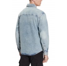 CALVIN KLEIN RELAXED LINEAR DENIM SHIRT ΠΟΥΚΑΜΙΣΟ ΑΝΔΡΙΚΟ BLUΕ DENIM