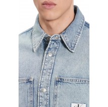 CALVIN KLEIN RELAXED LINEAR DENIM SHIRT ΠΟΥΚΑΜΙΣΟ ΑΝΔΡΙΚΟ BLUΕ DENIM