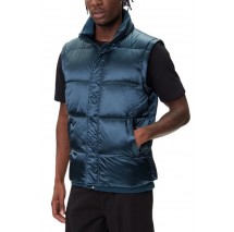 GUESS METALLIZED PUFFA JACKET ΜΠΟΥΦΑΝ ΑΝΔΡΙΚΟ BLUE