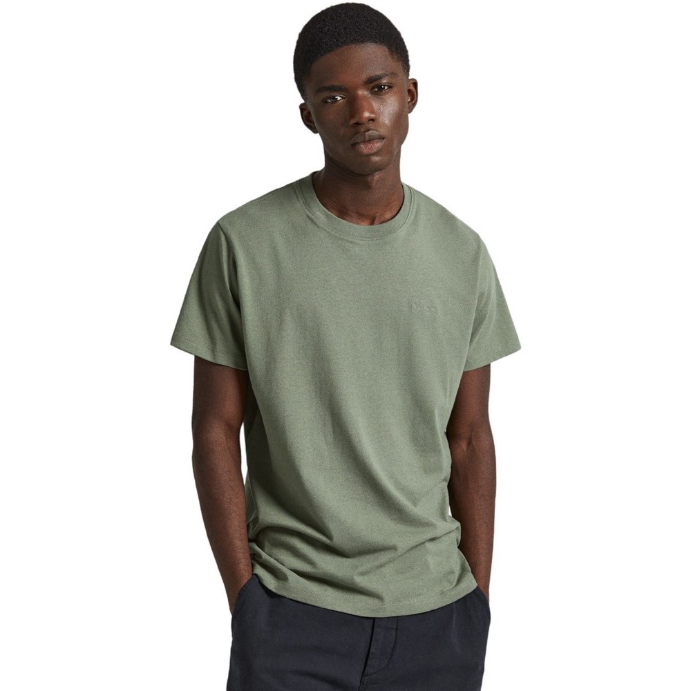 PEPE JEANS LONDON CONNOR T-SHIRT ΜΠΛΟΥΖΑ ΑΝΔΡΙΚΗ GREEN