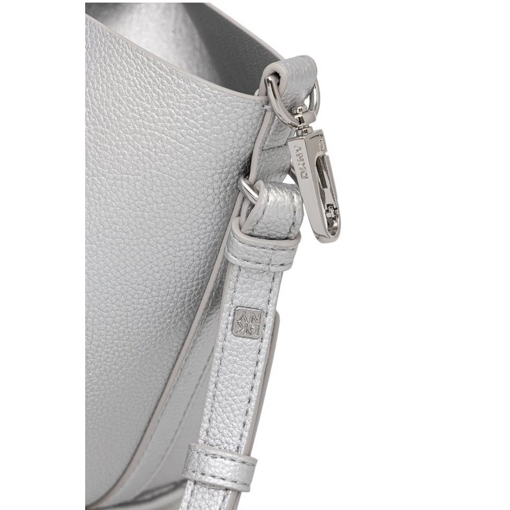 DKNY PAULA TOTE HANDBAG R53BAM60 ΤΣΑΝΤΑ ΓΥΝΑΙΚΕΙΑ SILVER