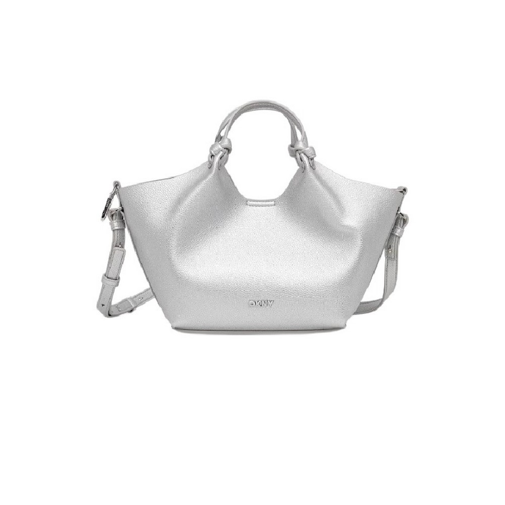 DKNY PAULA TOTE HANDBAG R53BAM60 ΤΣΑΝΤΑ ΓΥΝΑΙΚΕΙΑ SILVER