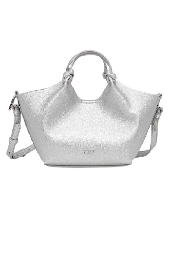 DKNY PAULA TOTE HANDBAG R53BAM60 ΤΣΑΝΤΑ ΓΥΝΑΙΚΕΙΑ SILVER