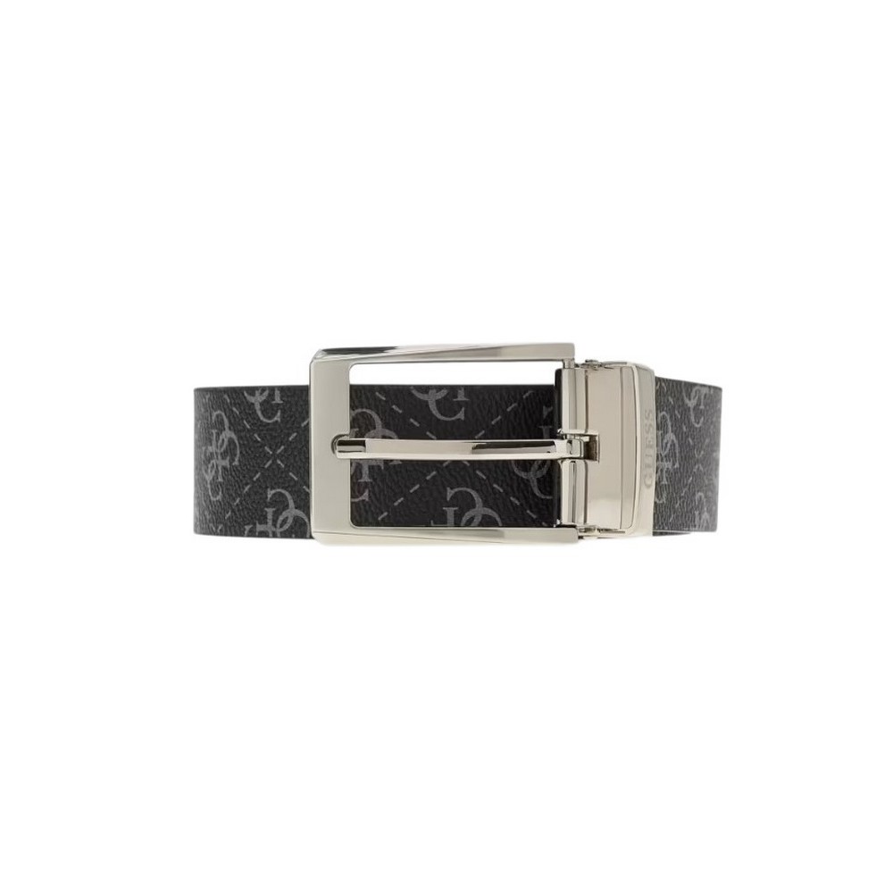GUESS MILANO ADJ & REV H35 BM7946P6335 ΖΩΝΗ ΑΝΔΡΙΚΗ BLACK/GREY