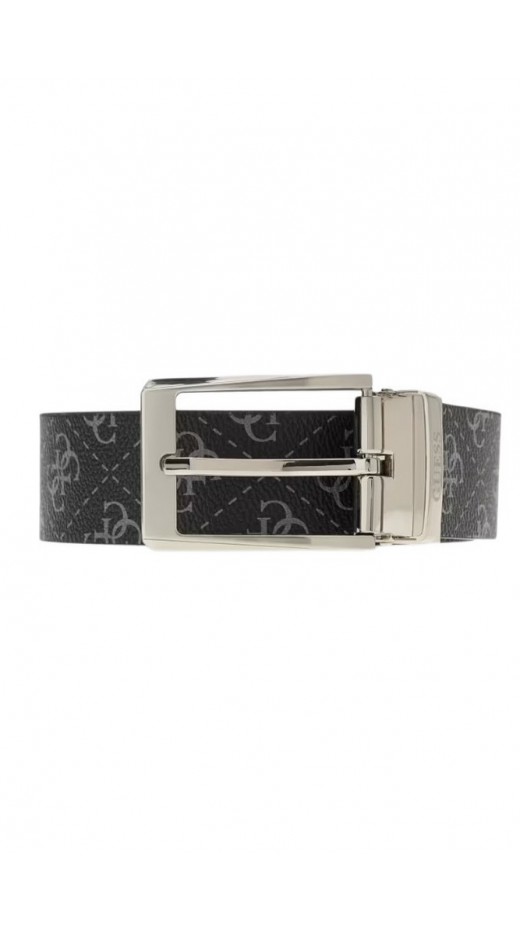 GUESS MILANO ADJ & REV H35 BM7946P6335 ΖΩΝΗ ΑΝΔΡΙΚΗ BLACK/GREY