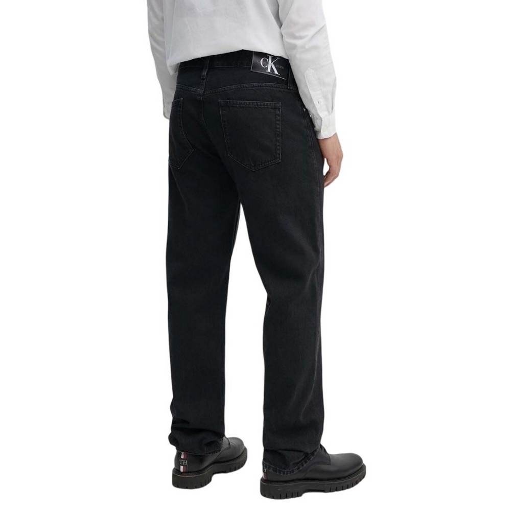 CALVIN KLEIN JEANS 90S STRAIGHT ΠΑΝΤΕΛΟΝΙ ΑΝΔΡΙΚΟ BLACK DENIM
