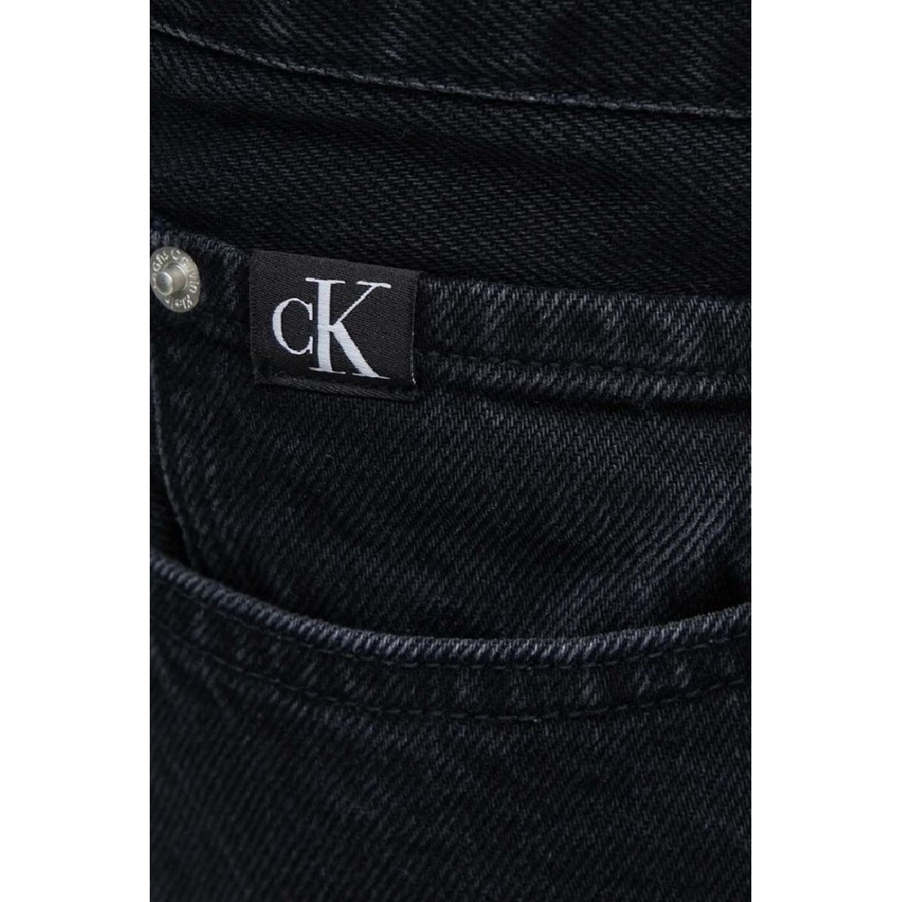 CALVIN KLEIN JEANS 90S STRAIGHT ΠΑΝΤΕΛΟΝΙ ΑΝΔΡΙΚΟ BLACK DENIM