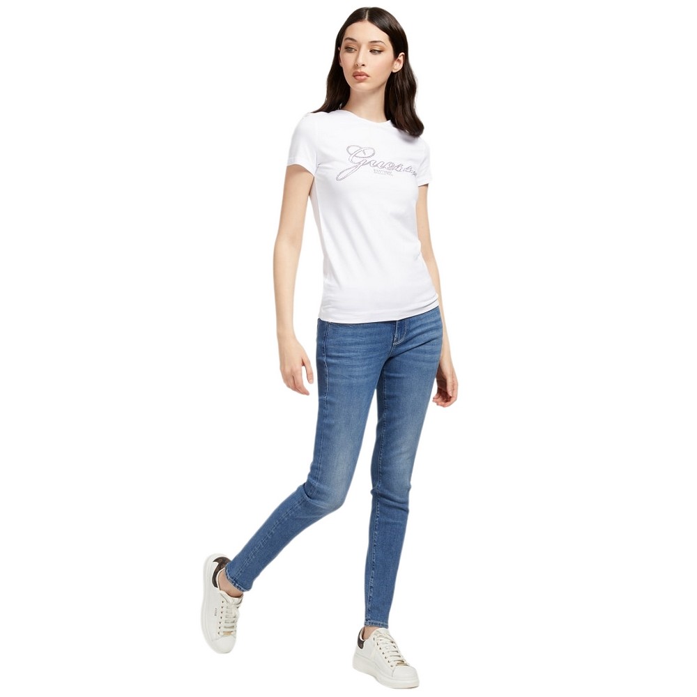 ΜΠΛΟΥΖΑ SELINA ΓΥΝΑΙΚΕΙΑ GUESS WHITE ΜΠΛΟΥΖΑ SELINA ΓΥΝΑΙΚΕΙΑ GUESS WHITE