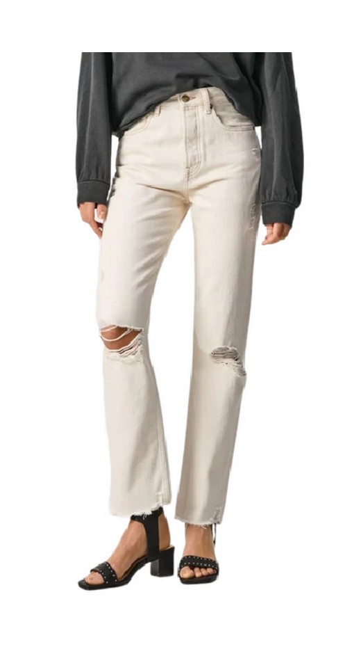 PEPE JEANS LONDON CELYN PL2042470 ΠΑΝΤΕΛΟΝΙ ΓΥΝΑΙΚΕΙΟ ECRU