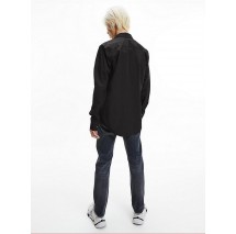 CALVIN KLEIN JEANS CK CHEST LOGO SLIM STRETCH SHIRT ΠΟΥΚΑΜΙΣΟ ΑΝΔΡΙΚΟ BLACK CALVIN KLEIN JEANS CK CHEST LOGO SLIM STRETCH SHIRT ΠΟΥΚΑΜΙΣΟ ΑΝΔΡΙΚΟ BLACK