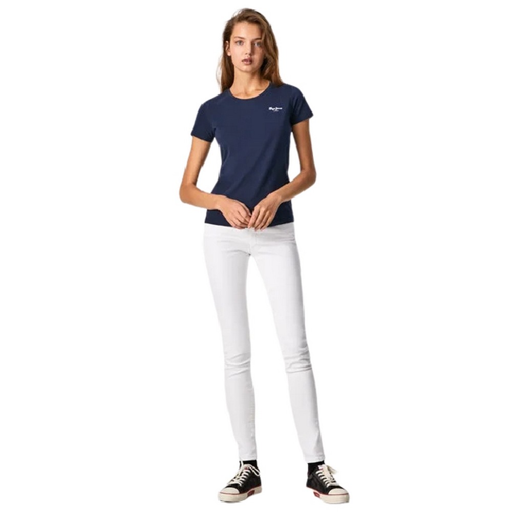 T-SHIRT ΓΥΝΑΙΚΕΙΟ PEPE JEANS LONDON NAVY T-SHIRT ΓΥΝΑΙΚΕΙΟ PEPE JEANS LONDON NAVY