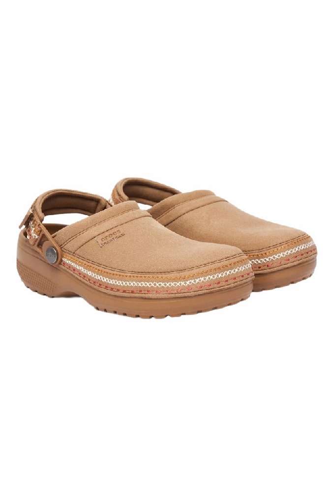 CROCS CRAFTED VEGAN SUEDE STITCH ΠΕΔΙΛΟ UNISEX LATTE