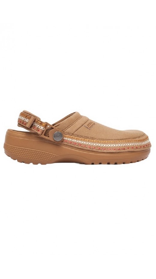 CROCS CRAFTED VEGAN SUEDE STITCH ΠΕΔΙΛΟ UNISEX LATTE