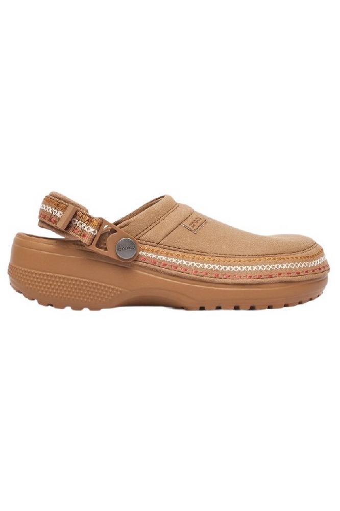 CROCS CRAFTED VEGAN SUEDE STITCH ΠΕΔΙΛΟ UNISEX LATTE