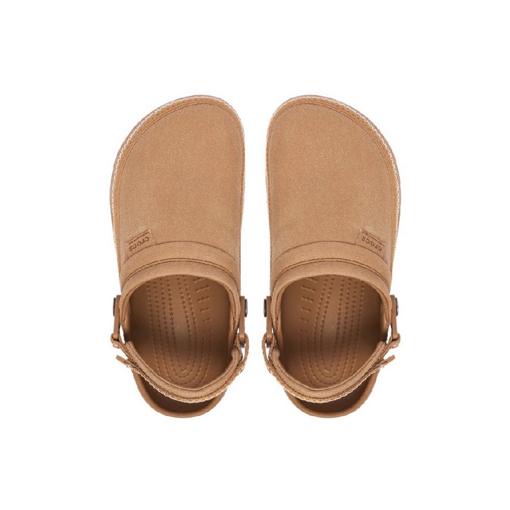 CROCS CRAFTED VEGAN SUEDE STITCH ΠΕΔΙΛΟ UNISEX LATTE