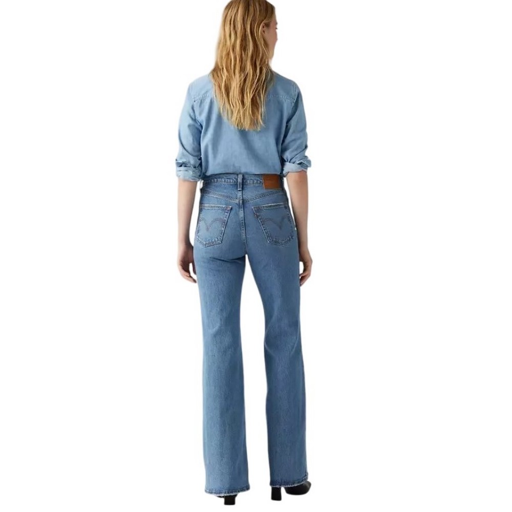 LEVIS RIBCAGE BELLS A75030009 ΠΑΝΤΕΛΟΝΙ ΓΥΝΑΙΚΕΙΟ BLUΕ DENIM