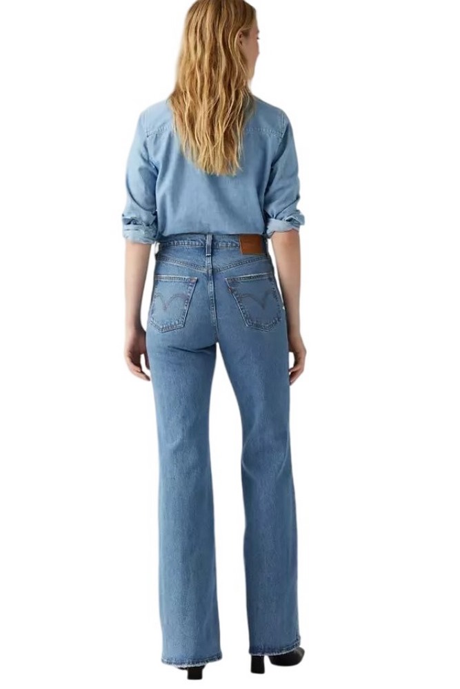 LEVIS RIBCAGE BELLS A75030009 ΠΑΝΤΕΛΟΝΙ ΓΥΝΑΙΚΕΙΟ BLUΕ DENIM