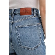 CALVIN KLEIN JEANS NEW MOM JEAN DELAWARE ΠΑΝΤΕΛΟΝΙ ΓΥΝΑΙΚΕΙΟ BLUΕ DENIM