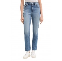 CALVIN KLEIN JEANS NEW MOM JEAN DELAWARE ΠΑΝΤΕΛΟΝΙ ΓΥΝΑΙΚΕΙΟ BLUΕ DENIM