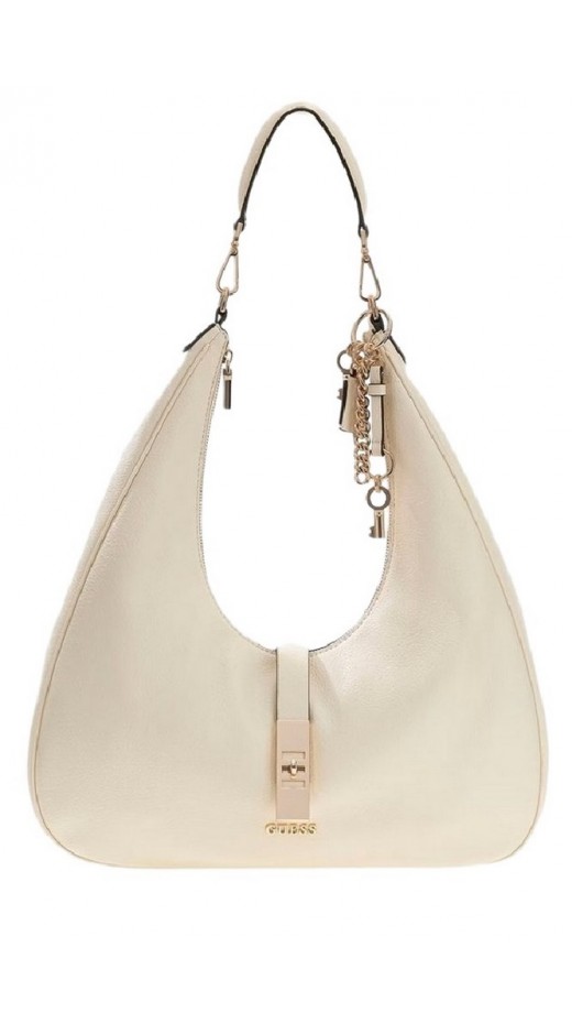 GUESS BROOKE HOBO ΤΣΑΝΤΑ ΓΥΝΑΙΚΕΙΑ OFF WHITE