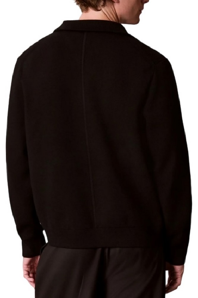 CALVIN KLEIN JEANS LS SNOWY TECH KNIT QZ SWEATER 14 ΜΠΛΟΥΖΑ ΠΛΕΚΤΗ ΑΝΔΡΙΚΗ BLACK