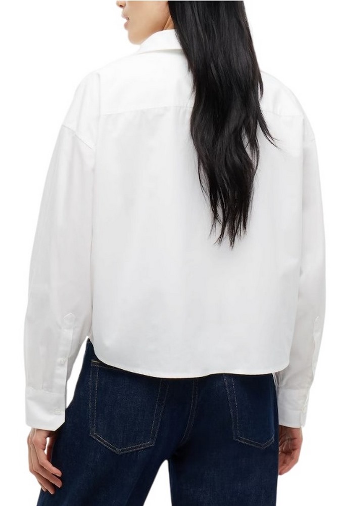 TOMMY JEANS OVS CRP ESSENTIAL SHIRT EXT ΠΟΥΚΑΜΙΣΟ ΓΥΝΑΙΚΕΙΟ ECRU