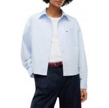 TOMMY JEANS OVS CRP ESSENTIAL SHIRT EXT ΠΟΥΚΑΜΙΣΟ ΓΥΝΑΙΚΕΙΟ CIEL