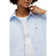 TOMMY JEANS OVS CRP ESSENTIAL SHIRT EXT ΠΟΥΚΑΜΙΣΟ ΓΥΝΑΙΚΕΙΟ CIEL