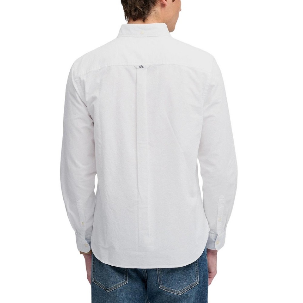 SUPERDRY PREPPY OXFORD SHIRT ΠΟΥΚΑΜΙΣΟ ΑΝΔΡΙΚΟ WHITE