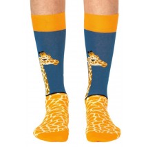 JIMMY LION GIRAFFE SOCKS UNISEX ΚΑΛΤΣΕΣ BLUE