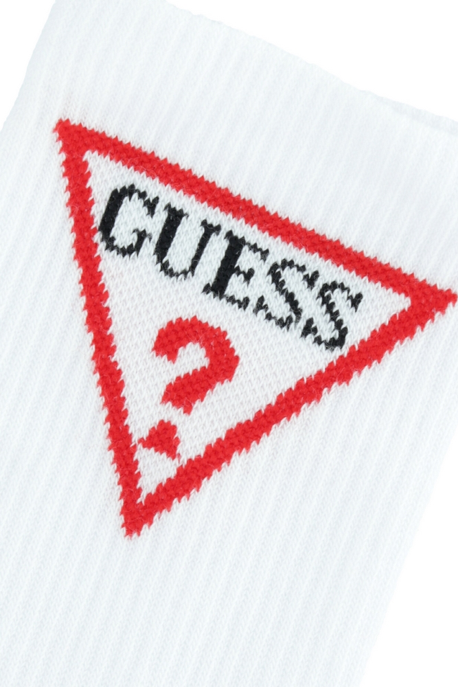 GUESS SPORT SOCKS ΚΑΛΤΣΕΣ ΑΝΔΡΙΚΕΣ WHITE