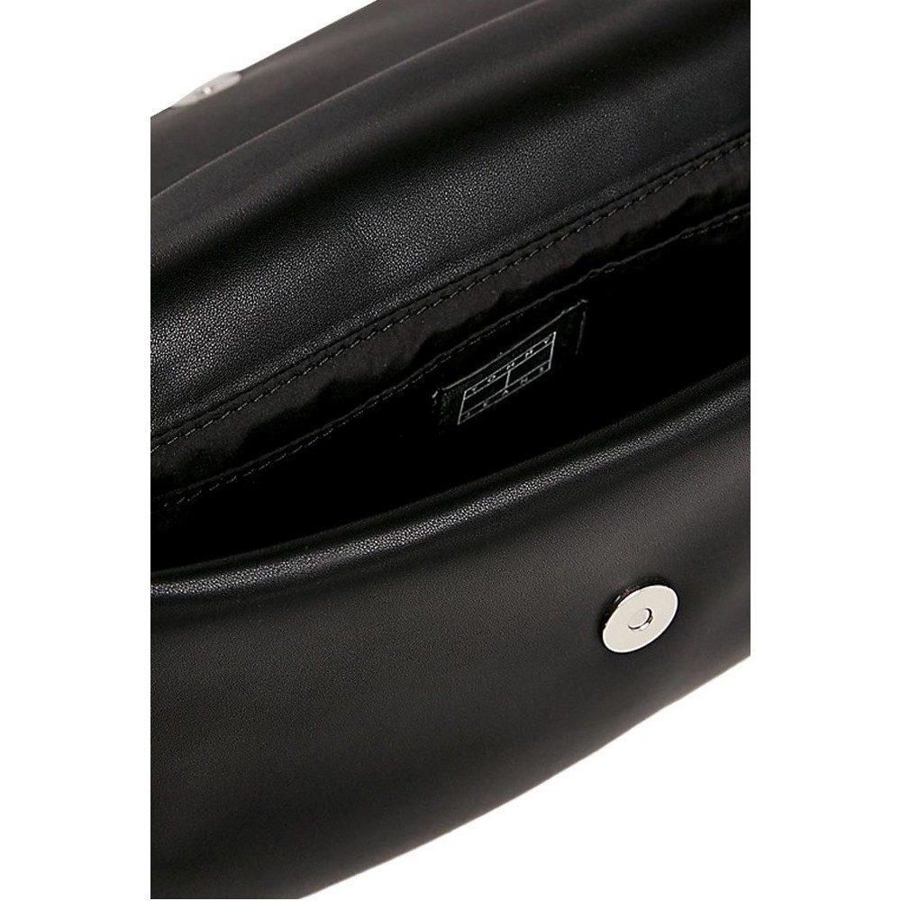TOMMY HILFIGER TJW CITY GIRL FLAP CROSSOVER ΤΣΑΝΤΑ ΓΥΝΑΙΚΕΙΑ BLACK
