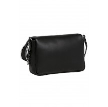 TOMMY HILFIGER TJW CITY GIRL FLAP CROSSOVER ΤΣΑΝΤΑ ΓΥΝΑΙΚΕΙΑ BLACK