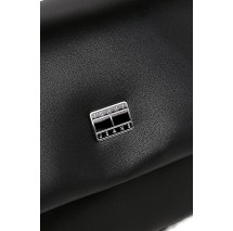 TOMMY HILFIGER TJW CITY GIRL FLAP CROSSOVER ΤΣΑΝΤΑ ΓΥΝΑΙΚΕΙΑ BLACK