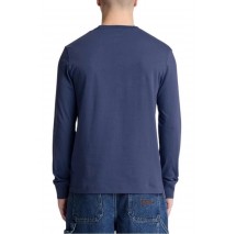 TIMBERLAND TREE EMBROIDERED ΜΠΛΟΥΖΑ ΜΑΚΡΥΜΑΝΙΚΗ ΑΝΔΡΙΚΗ DARK BLUE