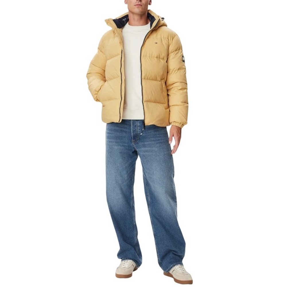 TOMMY JEANS ESSENTIAL DOWN JACKET ΜΠΟΥΦΑΝ ΑΝΔΡΙΚΟ BEIGE