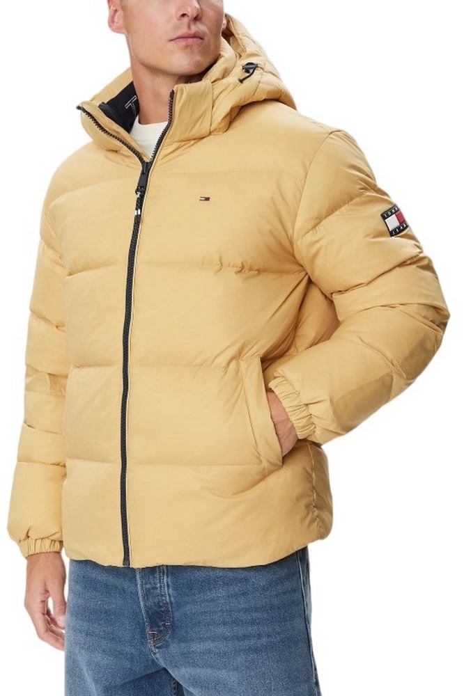 TOMMY JEANS ESSENTIAL DOWN JACKET ΜΠΟΥΦΑΝ ΑΝΔΡΙΚΟ BEIGE
